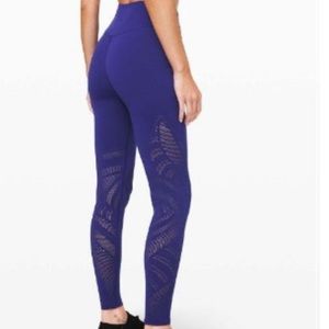 Lululemon Reveal Laser Cut Leggings